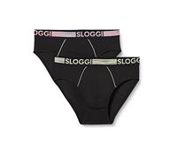 Sloggi Herren GO ABC Natural H Midi 2P, Black, S