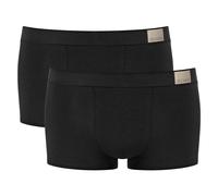 Sloggi Herren Hipster, 2er Pack - GO Natural Hipster C2P, Boxershorts, Cotton Stretch S Schwarz