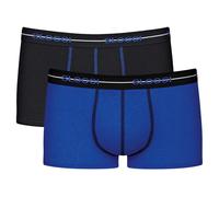 Sloggi Herren Hipster 2er Pack - Start Hipster C2P box, Boxershort, Baumwolle Schwarz/Blau L