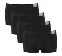 Sloggi Herren Hipster, 4er Pack - GO Natural Hipster C4P, Boxershorts, Cotton Stretch M Schwarz