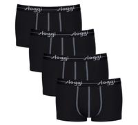 Boxershorts SLOGGI "Boxershort Start Hipster C4P box 4er Pack", Herren, Gr. M, schwarz, Obermaterial: 96% Baumwolle CO. 4% Elasthan EL., Unterhosen (68646731-M) schwarz