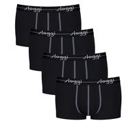 Sloggi Herren Hipster 4er Pack - Start Hipster C4P box, Boxershort, Baumwolle Schwarz XL