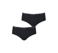 Sloggi Herren Midislip 2-Pack Basic - Black Baumwolle - Größe 5