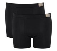 Sloggi Herren Boxershorts GO Natural Short C2P – 2er Pack, Baumwolle, Schwarz XL