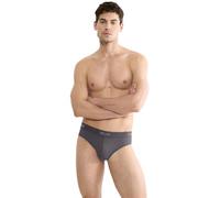 SLG Slip mit Label-Bund Modell 'Base Brief' im 2er-Pack in Hellgrau, Größe XXL