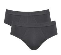 Midislip SLOGGI "Men 24/7", Herren, Gr. 5, schwarz, Single Jersey, Obermaterial: 96% Baumwolle, 4% Elasthan, clean, unifarben, körpernah, Unterhosen, weich, atmungsaktiv, ohne Eingriff, Softbund, Baum