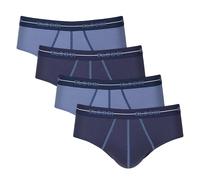 Sloggi Herren Slips 4er Pack - Start midi C4P box, Baumwolle Dunkelblau/Blau / M M Blau