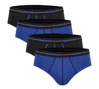 Sloggi Herren Slips 4er Pack - Start midi C4P box, Baumwolle Schwarz/Blau XL