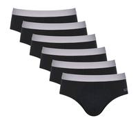 Sloggi Herren Slips 6er Pack - Brief GO ABC 2.0, Unterhosen, Baumwolle Schwarz S