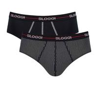 Sloggi Herren Slips Start Midi – Baumwolle – Dunkle Kombination – 6er Pack