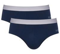 Sloggi Herren Brief GO ABC 2.0 – 2er-Pack, Navy, XL