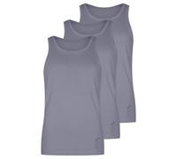 Sloggi Herren Tanktop 3er Pack - SLG Base Soft Slim Fit Unterhemd mit atmungsaktiver Piqué-Struktur, effektiver Feuchtigkeitsregulierung und modernem Design - Weich, bequem und vielseitig