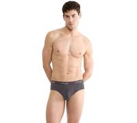 Midislip SLOGGI "men Start Midi C2P box", Herren, Gr. 5, schwarz (schwarz combination), Single Jersey, Obermaterial: 96% Baumwolle, 4% Elasthan, körpernah, Unterhosen, moderne bequeme Basics (56001349