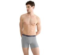 Boxershorts SLOGGI "men Start Short C2P box", Herren, Gr. 4, schwarz (schwarz combination), Single Jersey, Obermaterial: 96% Baumwolle, 4% Elasthan, kontrastfarbene Details, unifarben, körpernah, Unte