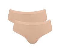 Hipster SLOGGI "GO Sense", Damen, Gr. L, braun (peanut butter), Single Jersey, Obermaterial: 88% Modal, 12% Elasthan, körpernah, Unterhosen, superweicher Modalmix, flache Kanten, elastisch, nahtlos (7