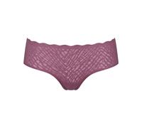 Hipster SLOGGI "ZERO Feel Bliss", Damen, Gr. XS, lila clover, Spitze, Obermaterial: 76% Polyamid, 24% Elasthan, unifarben, körpernah, Unterhosen, gewellte Free-Cut-Kanten, tiefer Sitz, elastische Spit