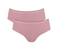 Hipster SLOGGI "GO Sense", Damen, Gr. XS, rosa (tea rose), Single Jersey, Obermaterial: 88% Modal, 12% Elasthan, körpernah, Unterhosen, superweicher Modalmix, flache Kanten, elastisch, nahtlos (448180