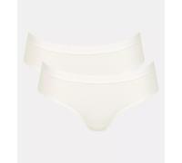 Sloggi 2P GO Casual Hipster Briefs Elfenbein Baumwolle X-Large Damen