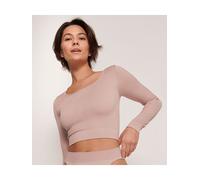 Sloggi Longsleeve "Ever Infused Aloe" in Mauve - 55% | Größe M | Damen Tops