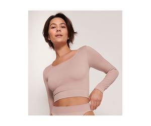 Sloggi Longsleeve "Ever Infused Aloe" in Mauve - Größe M | Damen Tops