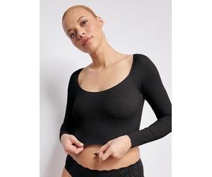 Sloggi Longsleeve in Schwarz - Größe L | Damen Tops