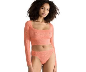 Sloggi Longsleeve ''Zero Feel'' in Apricot - Größe M | Damen Tops
