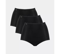 Sloggi Taillenslip, (3 St.), aus weicher Microfaser TOPSELLER 44, 3 St. schwarz Damen Formslips Shapewear Damenwäsche Taillenslip 44, 3 St. schwarz