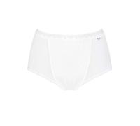 Sloggi Control Damen Tagwäsche Slip (ohne Bein) Taille white mit Spitzenbordüre 46