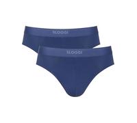 Sloggi Slip Men EVER Ease – 2er Pack Herren Gr. S, Deep Cobalt, 95% Baumwolle/5% Elasthan