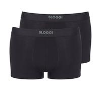 Sloggi Herren Hipster Ever Ease 2er-Pack Baumwolle Schwarz Größe S