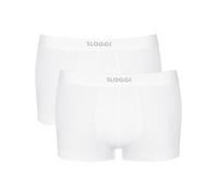 Sloggi Herren Trunks Ever Ease Hipster 2er-Pack Weiß XXL mit elastischem Label-Bund