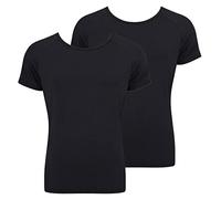 Sloggi Men - Ever Soft - T-Shirt mit Rundhals - 2er Pack (S Schwarz)