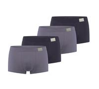 Sloggi - Men GO Natural - Hipster Short/Pant - 4er Pack (M Grau/Dunkelblau)