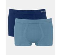 Sloggi 2P Men GO Smooth Hipster Briefs Marine/Blau Medium Herren