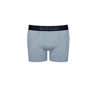 sloggi men Herren Go Short C3P Boxershorts, Light Grey Melange, 8