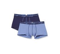 Sloggi Herren Hipster 2er Pack - Start Hipster C2P box, Boxershort, Baumwolle Dunkelblau/Blau XL