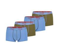 Sloggi - Men Start - Hipster Short/Pant - 4er Pack (8 Blau/Grün)
