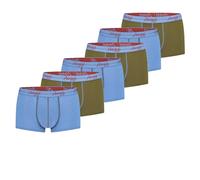 Sloggi - Men Start - Hipster Short/Pant - 6er Pack (8 Blau/Grün)