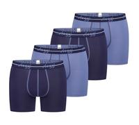 Sloggi - Men Start - Long Short/Pant - 4er Pack (8 Blau/Dunkelblau)