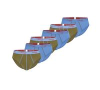 Sloggi - Men Start - Midi Slip/Unterhose - 6er Pack (6 Blau/Grün)