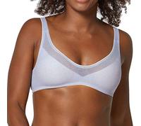 sloggi - Women's Oxygene Infinite Soft Bra - Sport-BH, Gr. S, braun/grau (SilverShadow)