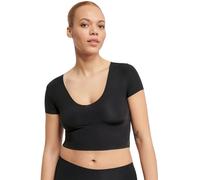 sloggi Damen Zero Feel 2.0 Crop Top, Black, S