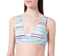 sloggi shore Damen Candy Basslet Top Bikini Oberteil, Blue - Light Combination, XL