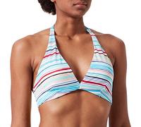 sloggi shore Damen Candy Basslet Triangle Padded Bikini, Blue - Light Combination, S
