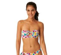 sloggi shore Damen Fancy Guppy Bandeau Bikini Oberteil, Multi-Colour, XL