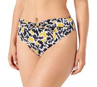sloggi shore Damen Fancy Guppy High Leg Bikini-Unterteile, Brown - Dark Combination, S