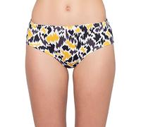 sloggi shore Damen Fancy Guppy Mid Waist Bikini-Unterteile, Brown - Dark Combination, M