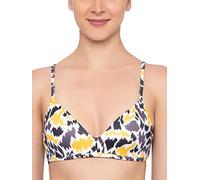 sloggi shore Damen Fancy Guppy P Padded Bikini, Brown - Dark Combination, S