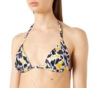 sloggi shore Damen Fancy Guppy PU Push-UP Bikini, Brown - Dark Combination, L