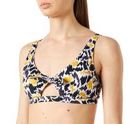 sloggi shore Damen Fancy Guppy Top Bikini Oberteil, Brown - Dark Combination, L